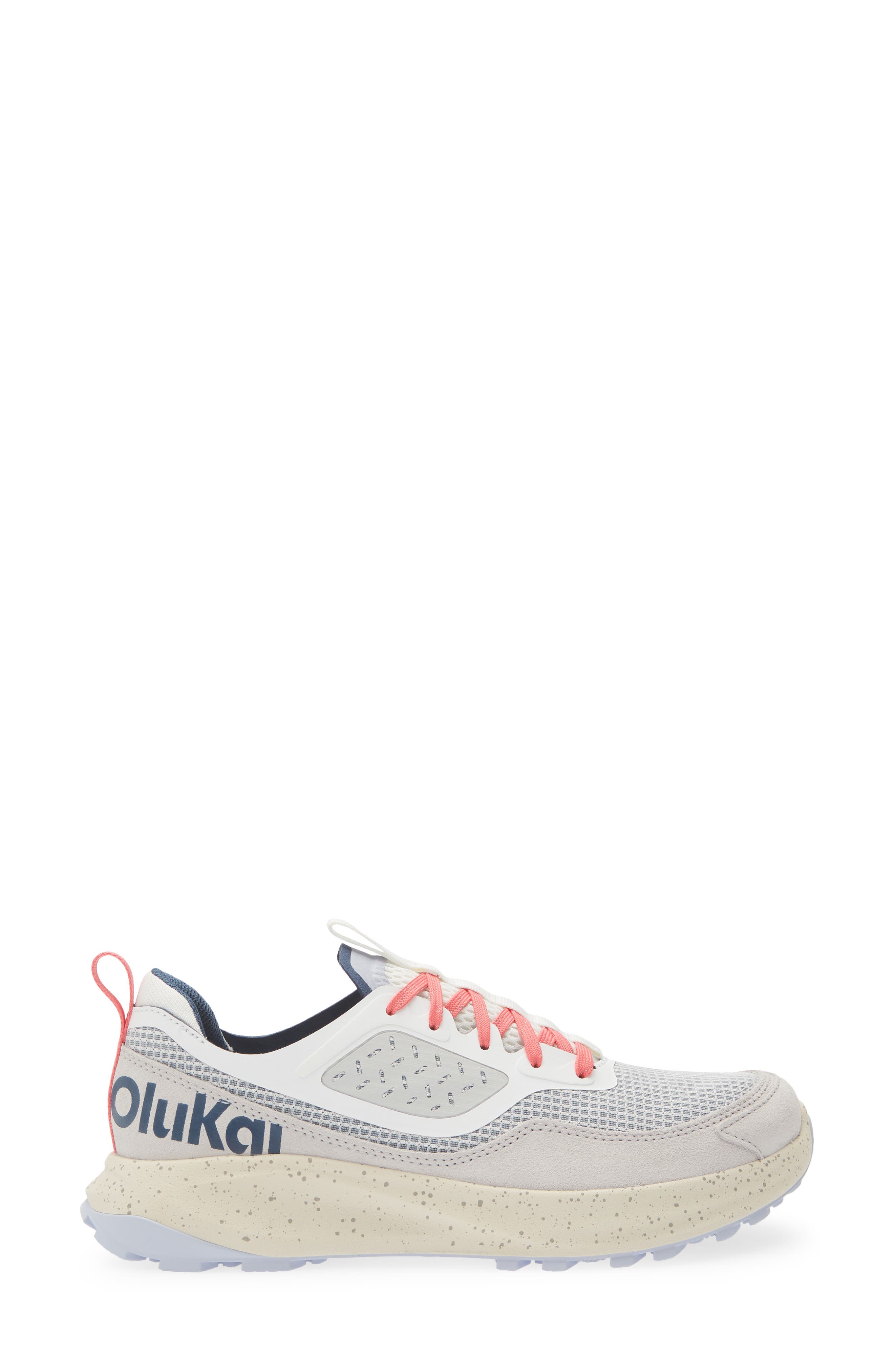 Makiki Water Resistant Trail Sneaker, Alternate, color, BRIGHT WHITE/ COASTAL BLUE