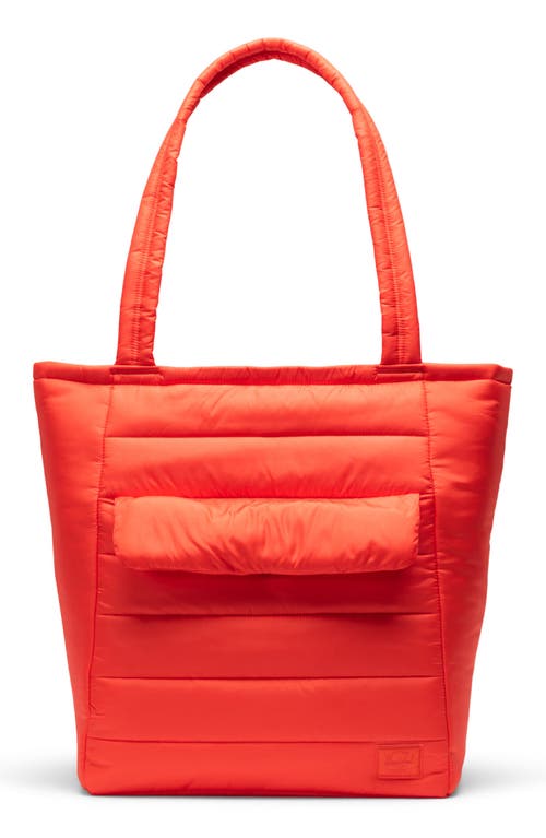 Herschel Supply Co . Retreat Quilted Tote In Orange