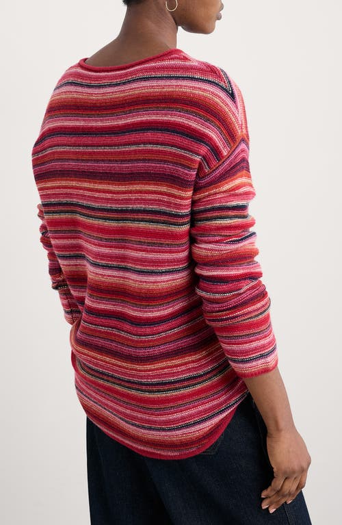 Seasalt Cornwall Fruity Ii Stripe Merino Wool Blend Sweater In Multi