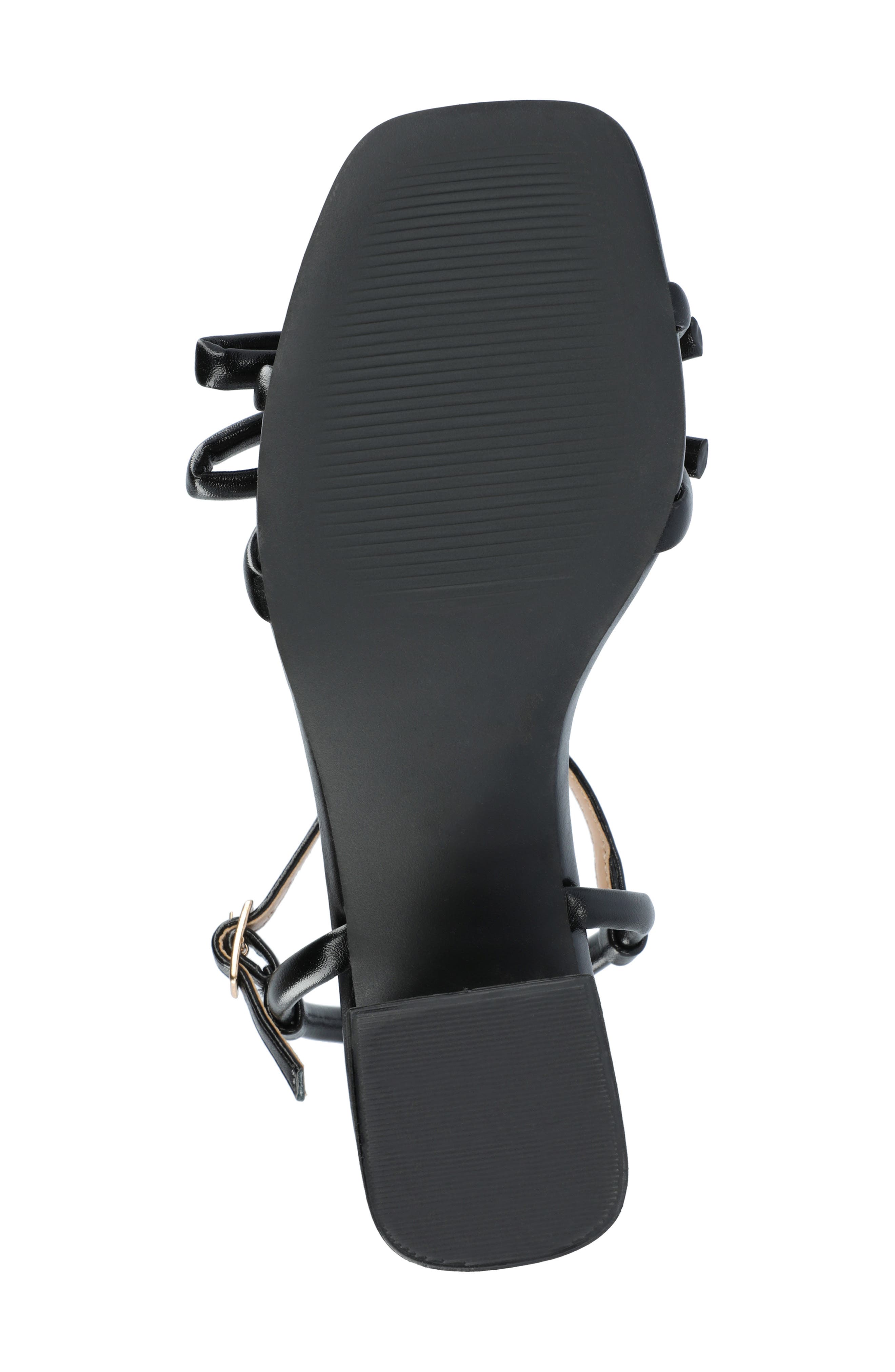 Journee Collection Meryl Block Heel Sandal, Alternate, color, Black