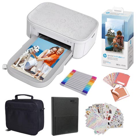 Sprocket Studio Plus 4x6 Instant Photo Printer, with Bundle