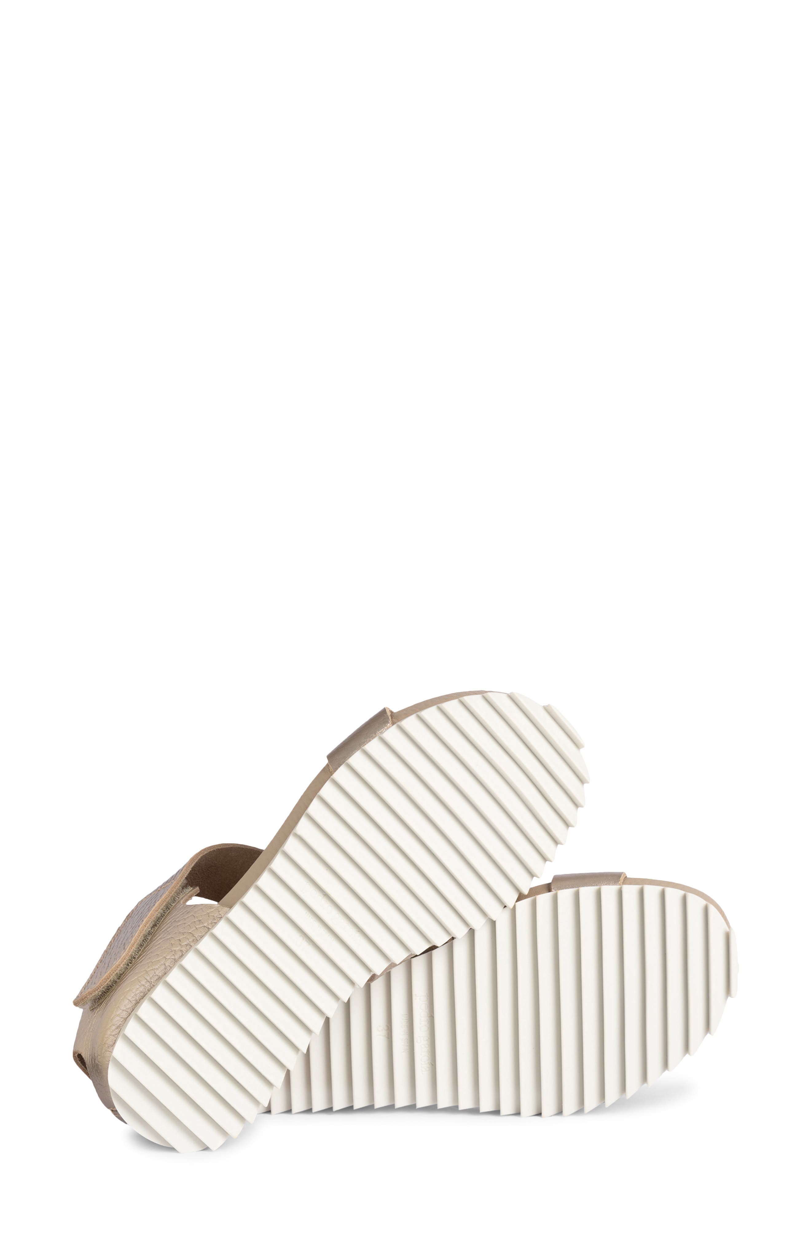 Pedro Garcia Jedda Leather Sandal, Alternate, color, Sirocco Cervo Lame
