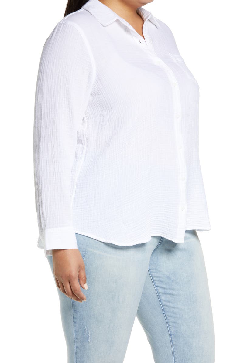 Caslon<sup>®</sup> Easy Button-Up Shirt, Alternate, color, 