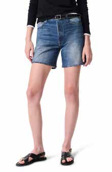 rag & bone Miramar Kaia High Waist Cotton Terry Shorts