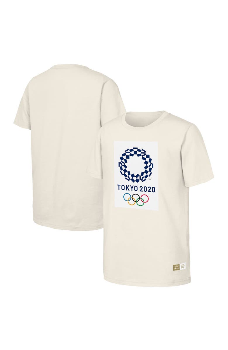 Outerstuff Men's Natural 2020 Toyko Games Olympic Heritage T-Shirt, Alternate, color, Natural