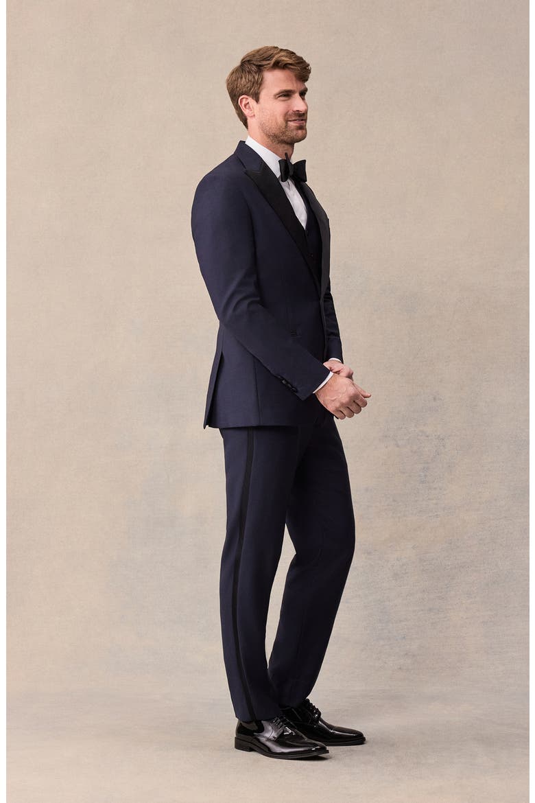Midnight Blue Tuxedo Jacket, Alternate, color, Midnight Blue
