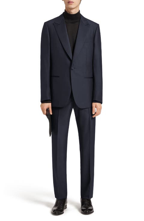 Ermenegildo Zegna Z ZEGNA 2 Button Flap Pocket Wool Suit men