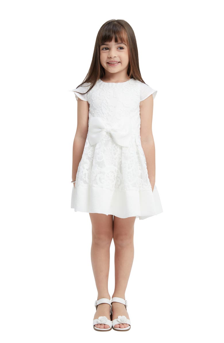 Bardot Junior Kids' Ava Starlet Embroidered Party Dress, Alternate, color, 