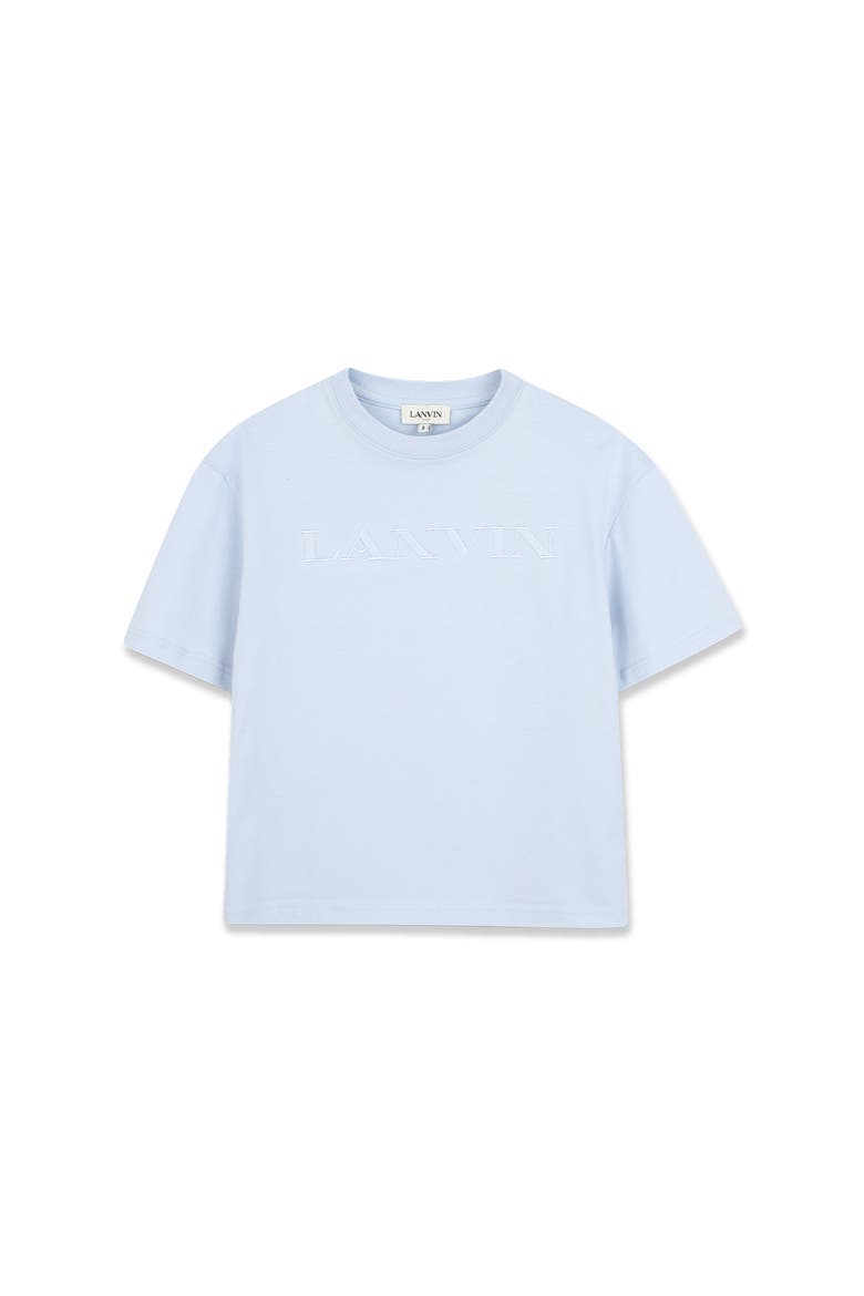Kids Embroidered T-Shirt, Main, color, Blue