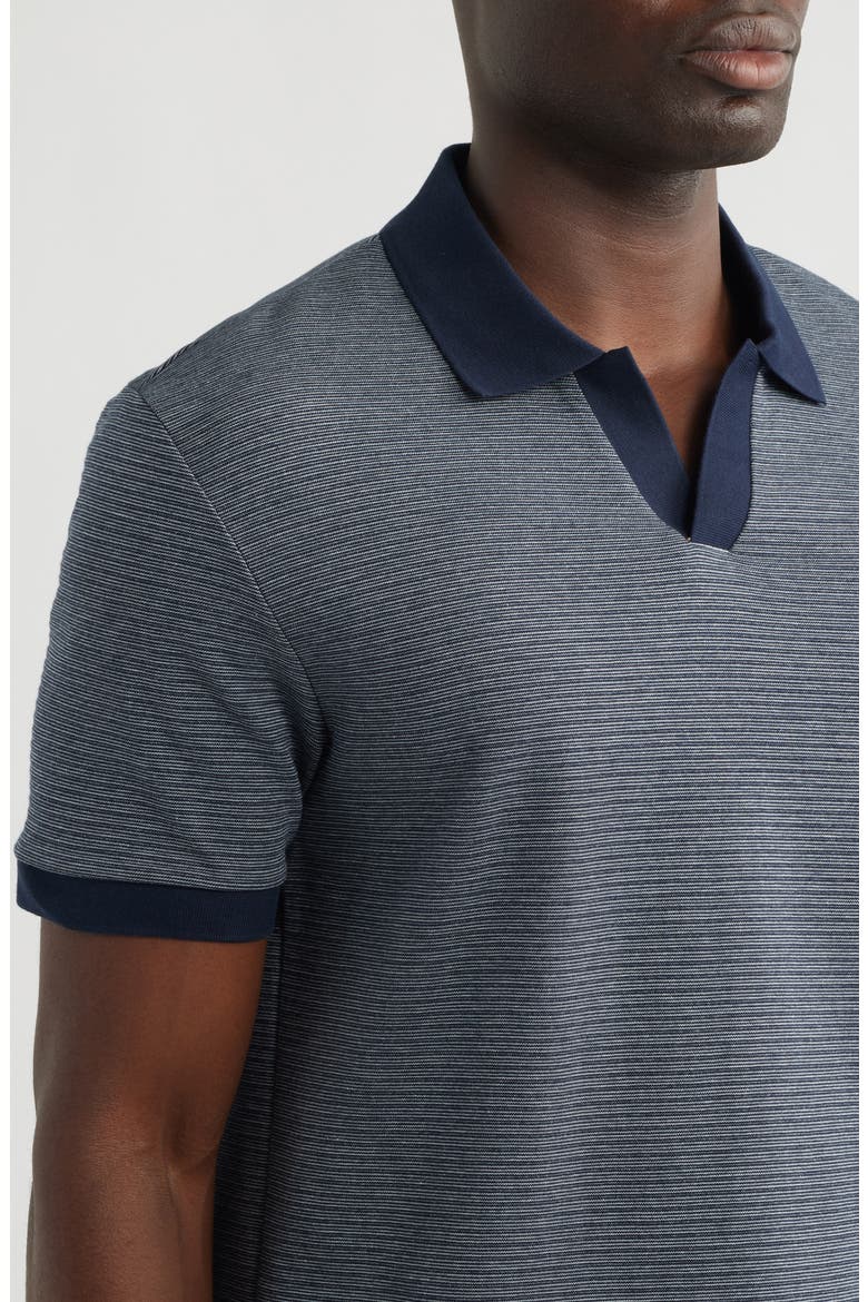 Pye Johnny Collar Polo, Alternate, color, DARK BLUE