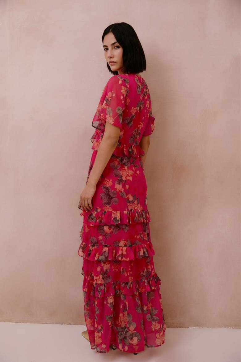 Estella Dress, Alternate, color, Red Floral