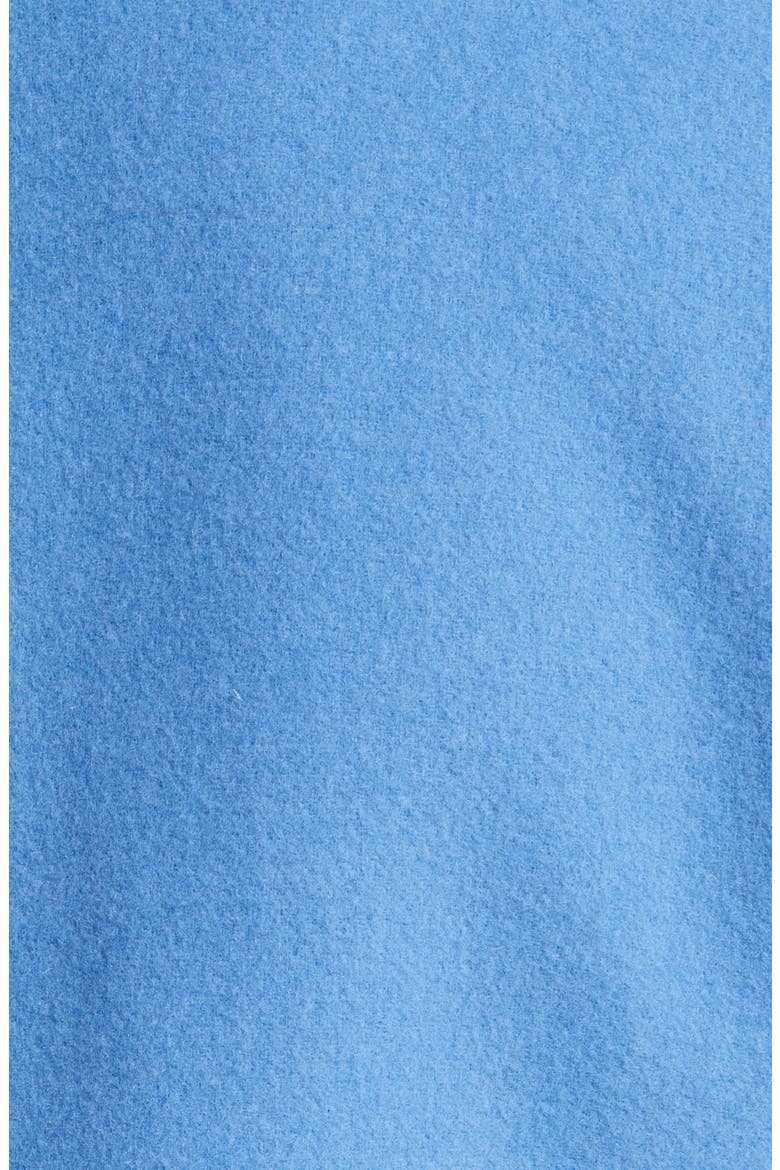 Notch Collar Wool Blend Coat, Alternate, color, CREW BLUE