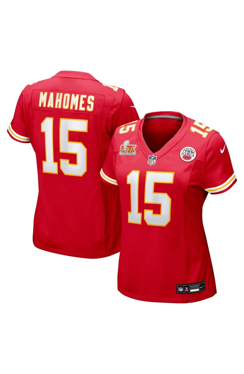 Nike Women's Nike Patrick Mahomes Red Kansas City Chiefs Super Bowl LIX Game Jersey, Alternate, color, 