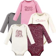 Hudson Baby Essential Long-Sleeve Cotton Bodysuit Set