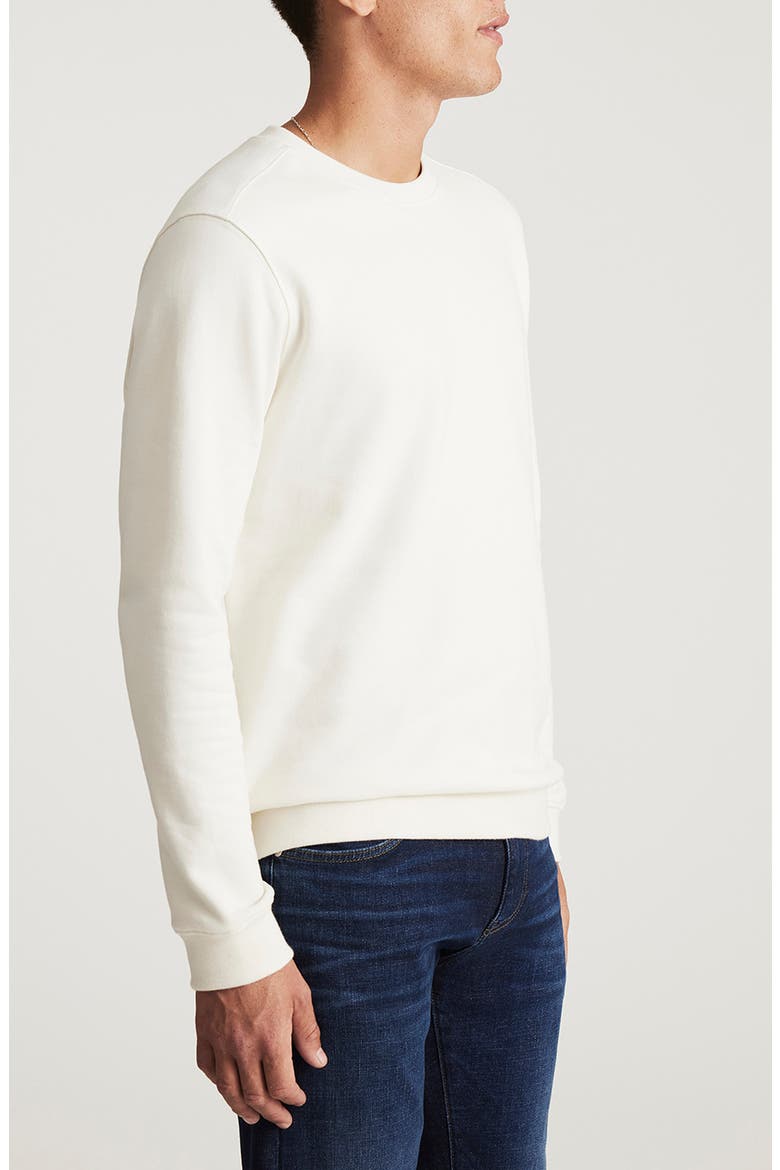 Crewneck Cotton Sweatshirt, Alternate, color, ANTIQUE WHITE