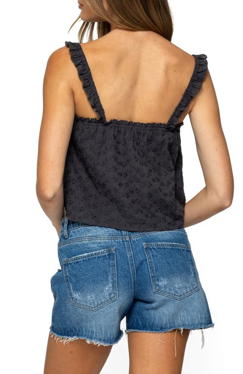 EDIKTED EDIKTED TAMI EMBROIDERED EYELET COTTON CAMISOLE 