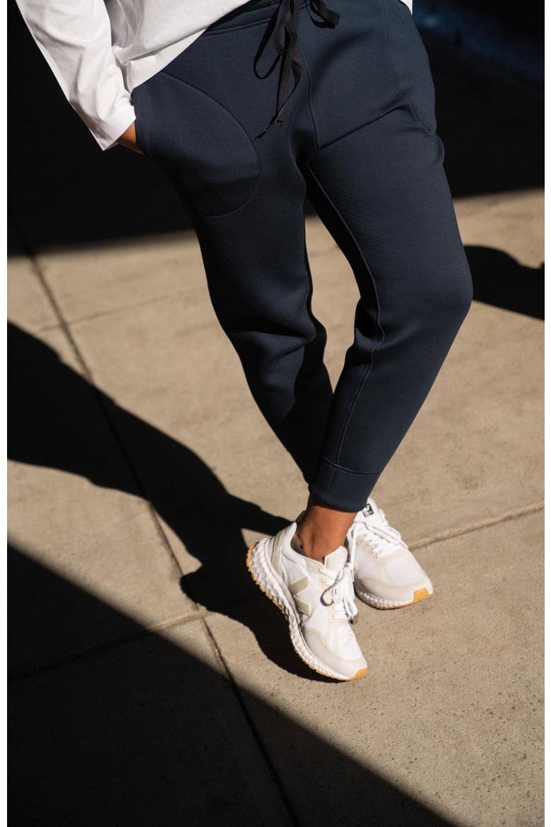 The Reversible Sweatpant, Alternate, color, Navy/Camel