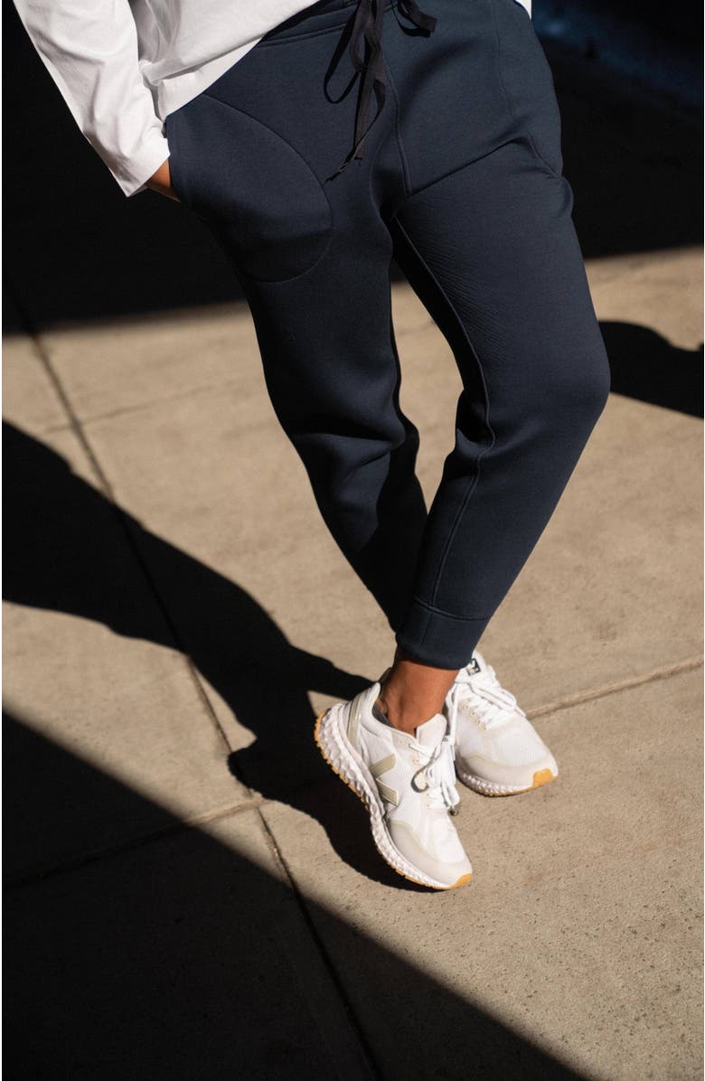 Ansea The Reversible Sweatpant, Alternate, color, Navy/Camel