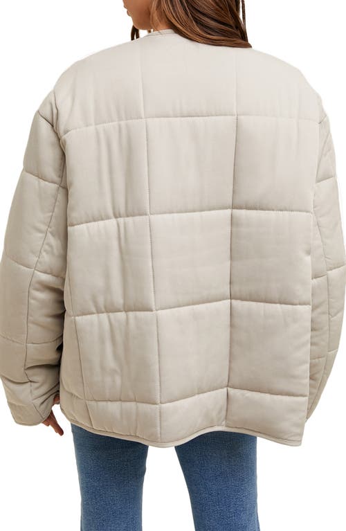 WISHLIST WISHLIST OVERSIZE QUILTED JACKET