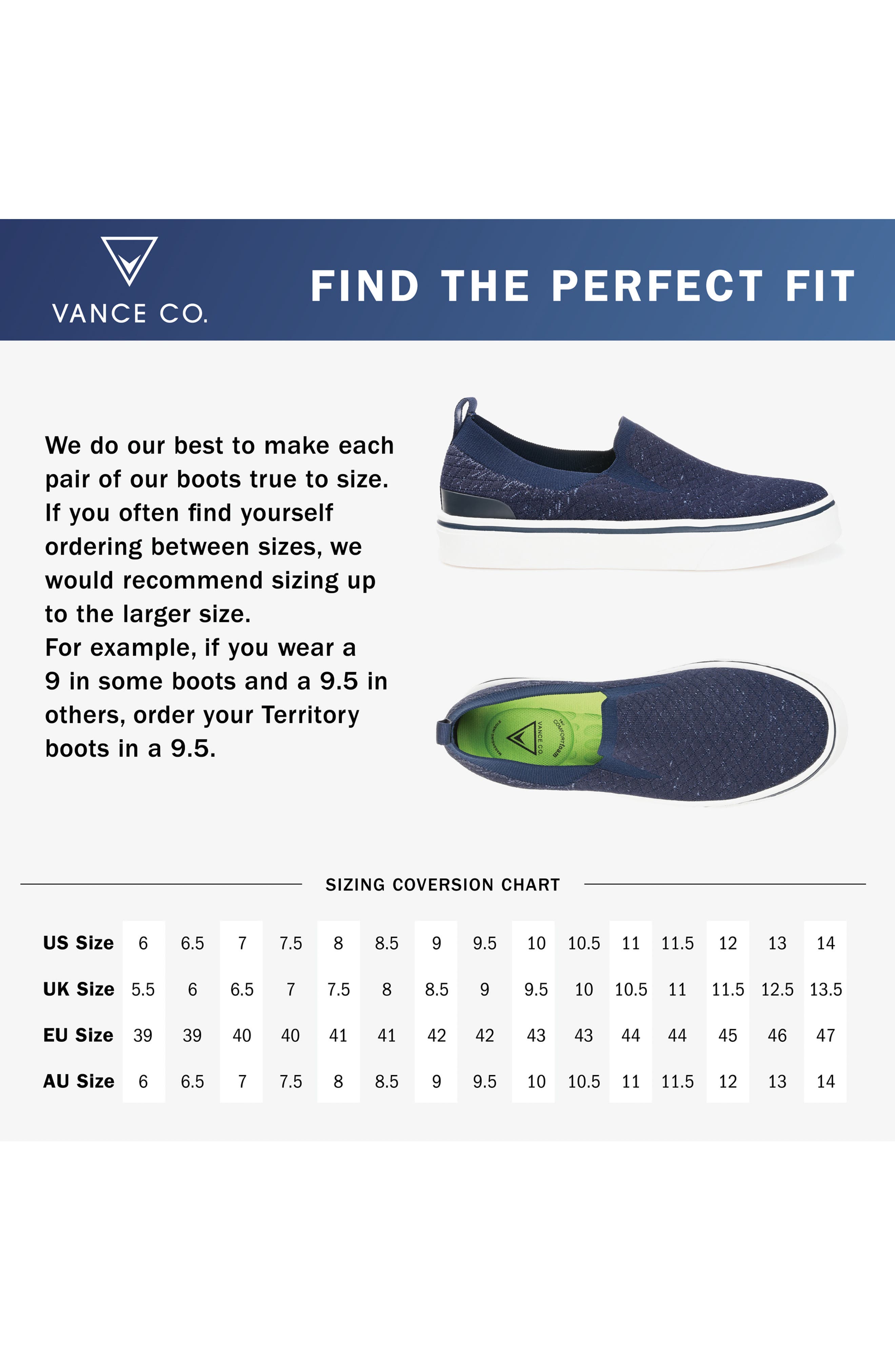 VANCE CO Hamlin Knit Slip-On Sneaker, Alternate, color, Black