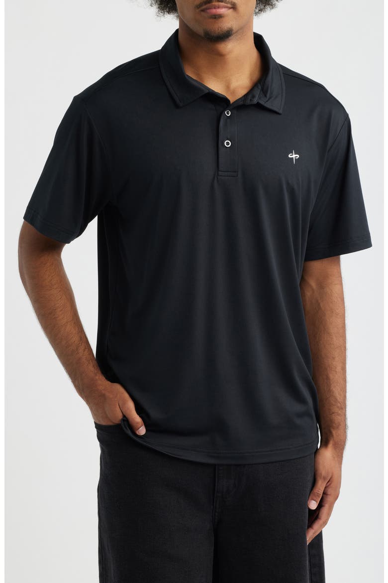 Tempo Performance Polo, Main, color, BLACK