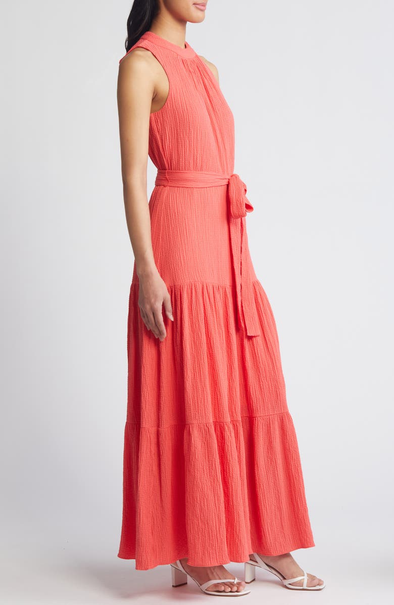 Anne Klein Tiered Sleeveless Maxi Dress, Alternate, color, 