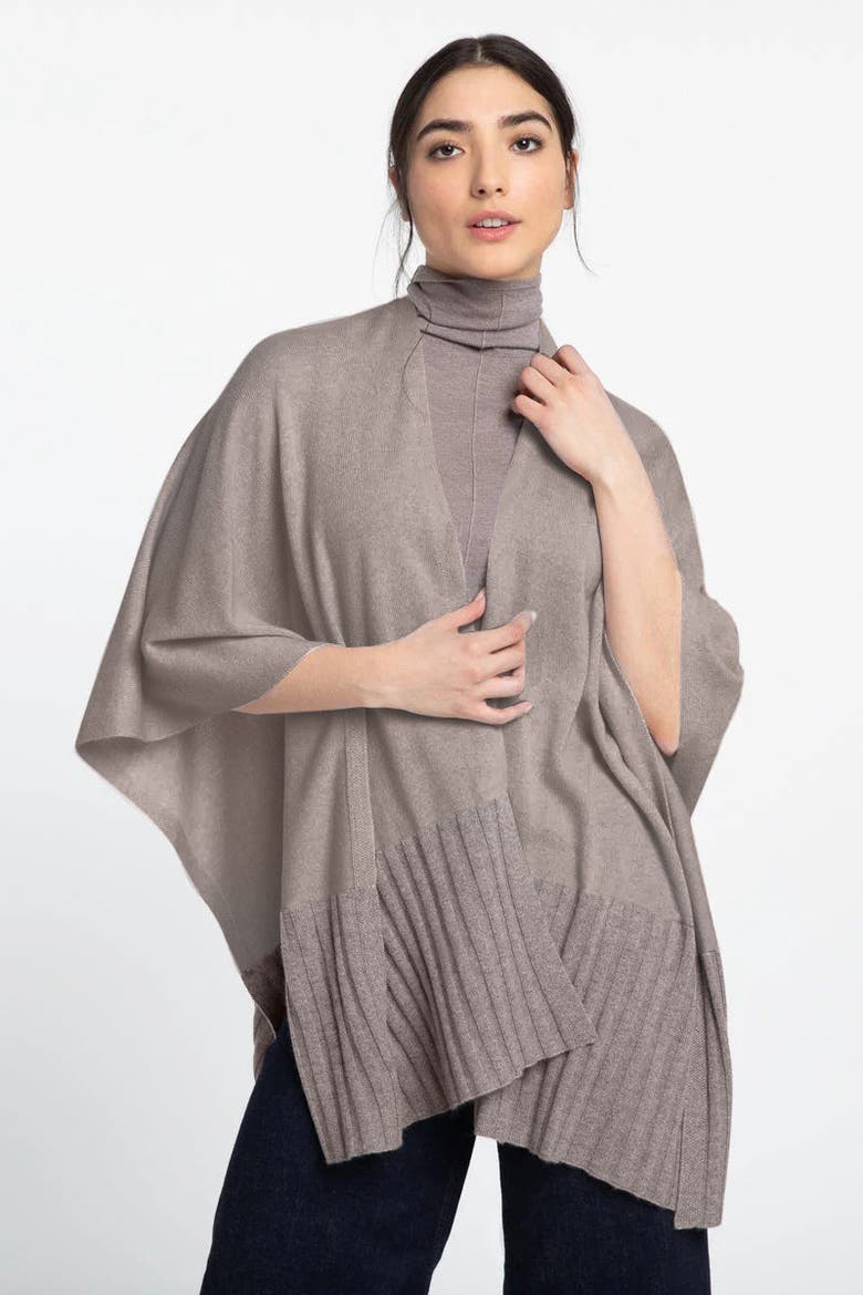 Ruana Wrap, Alternate, color, Flannel