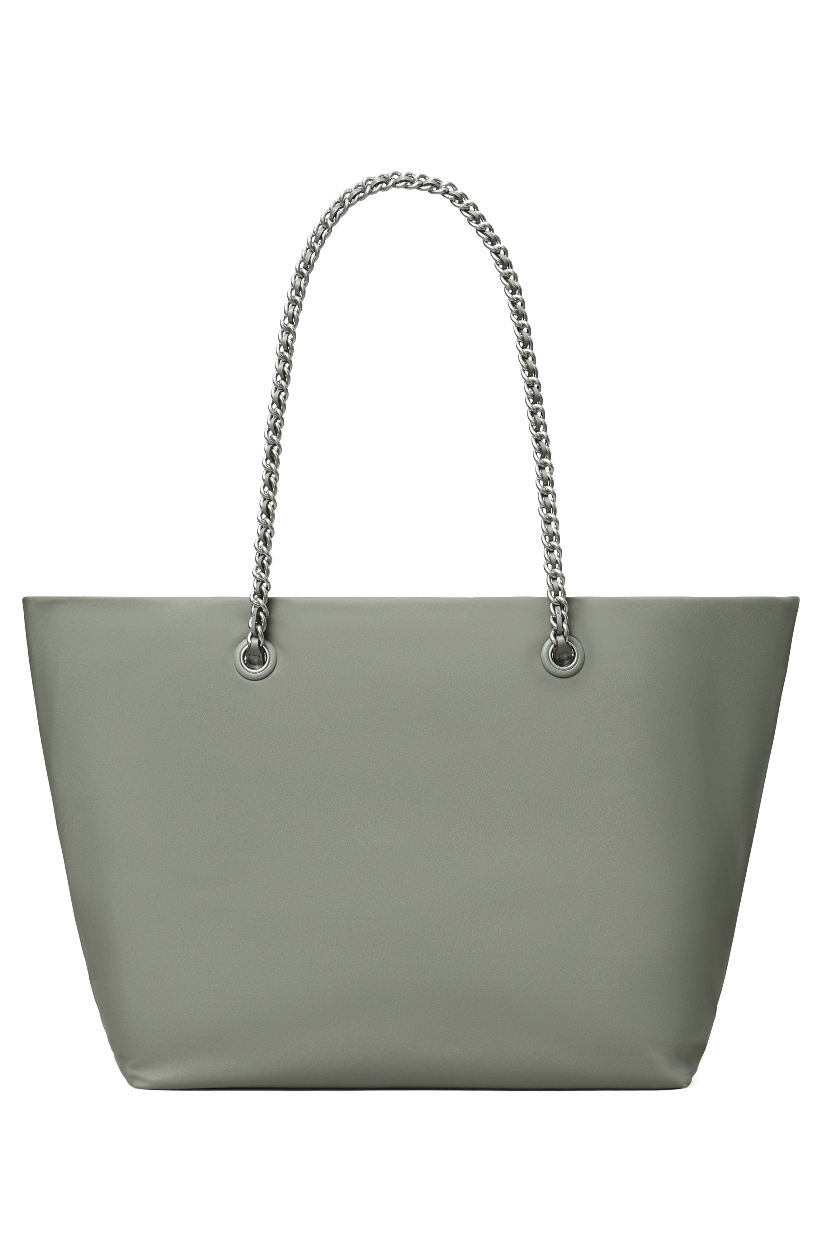 Tory Burch Ella Chain Tote, Alternate, color, Stone