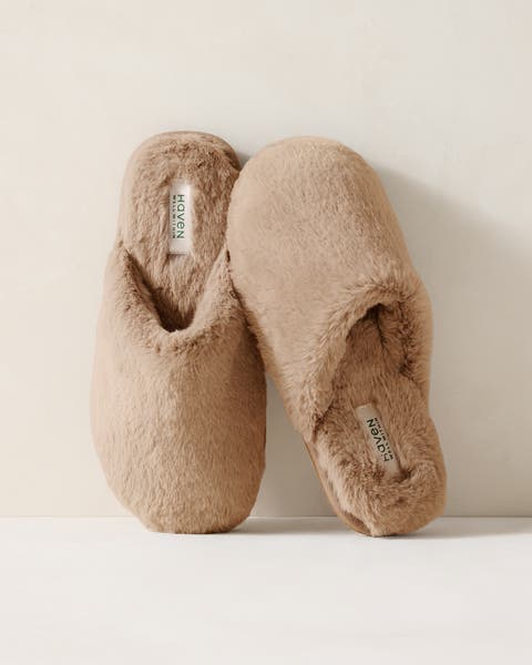 Faux Fur Slippers
