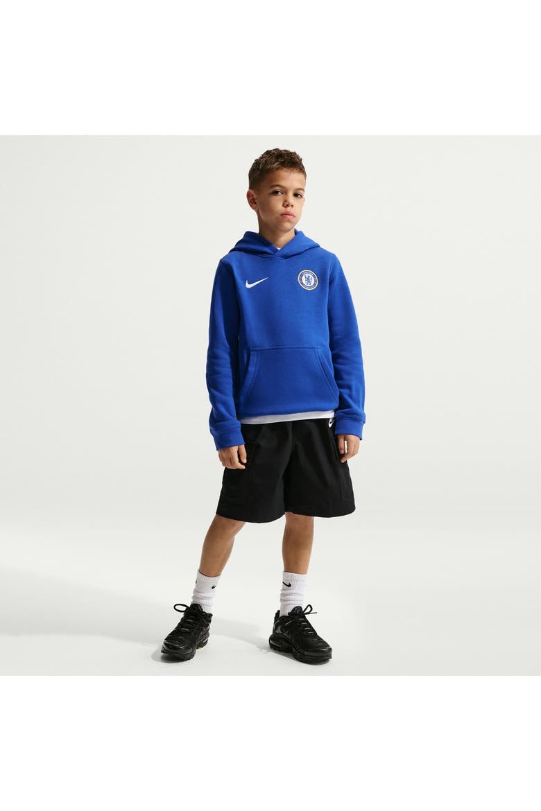 Youth Nike Blue Chelsea Club Hoodie, Alternate, color, Blue