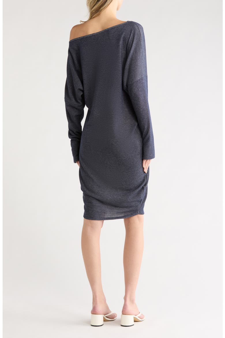Long Sleeve Sweater Dress, Alternate, color, NAVY