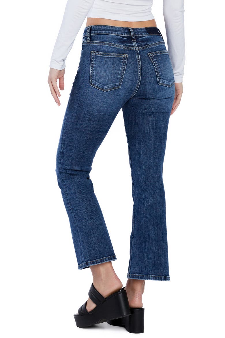 High Waist Ankle Flare Jeans, Alternate, color, MAIN CHARACTER BLUE