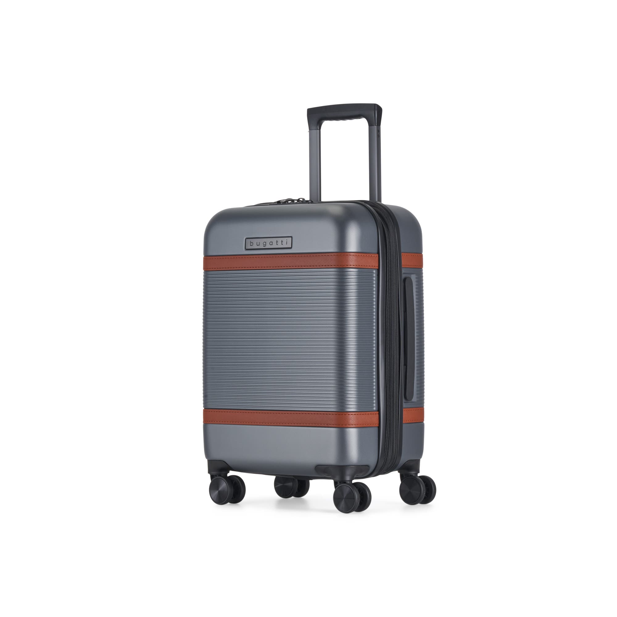 bugatti Wellington 3 Piece Hardside Luggage Set with TSA Lock, Alternate, color, Pewter