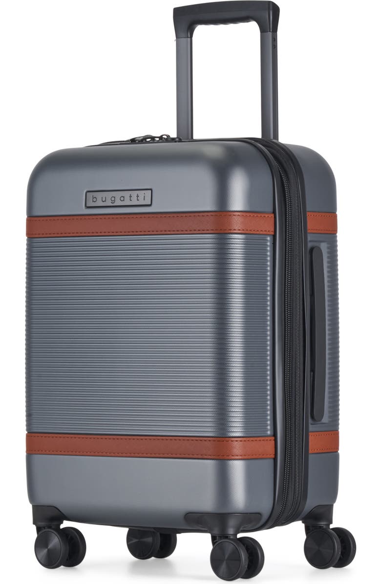 bugatti Wellington 3 Piece Hardside Luggage Set with TSA Lock, Alternate, color, Pewter