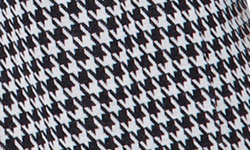 Ookie & Lala Houndstooth Shawl Collar Blazer In Multi