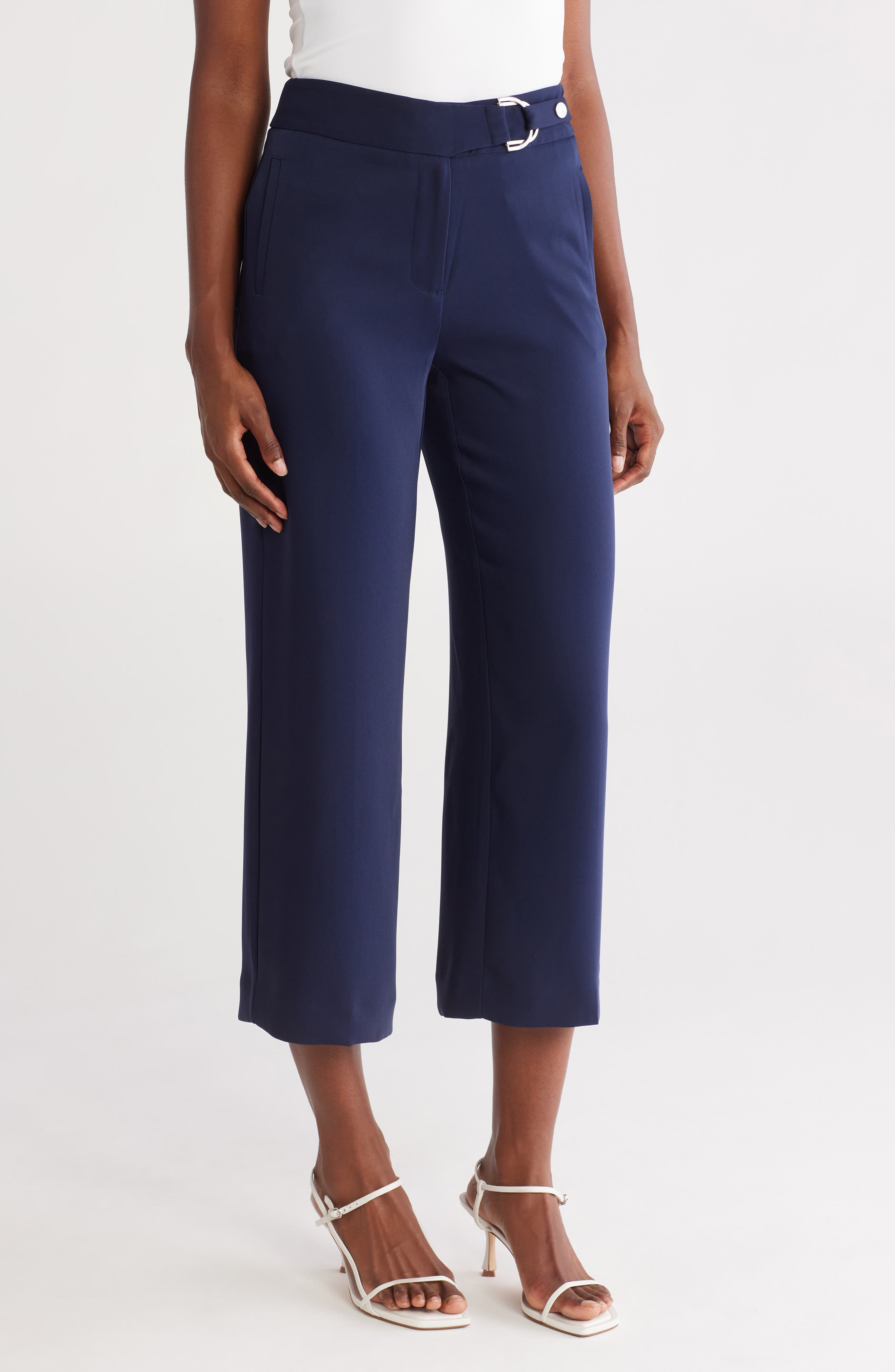 Elie Tahari The Della Cropped Pants (Women) | Nordstromrack