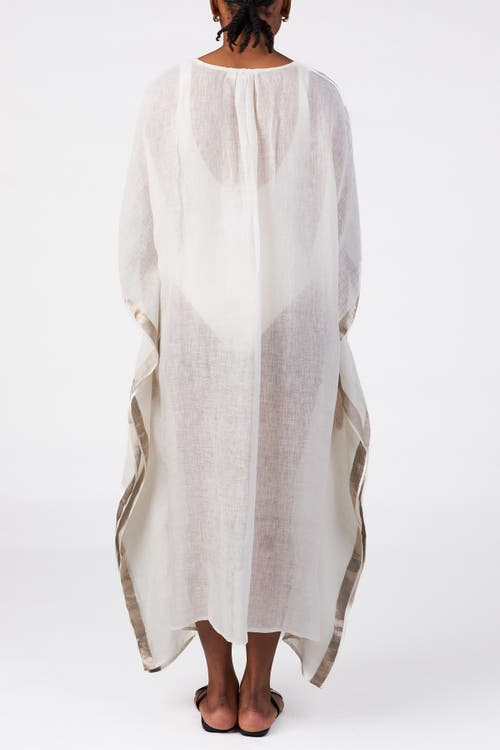 Calypso St Barth Calypso St. Barth Kerala Kaftan In White