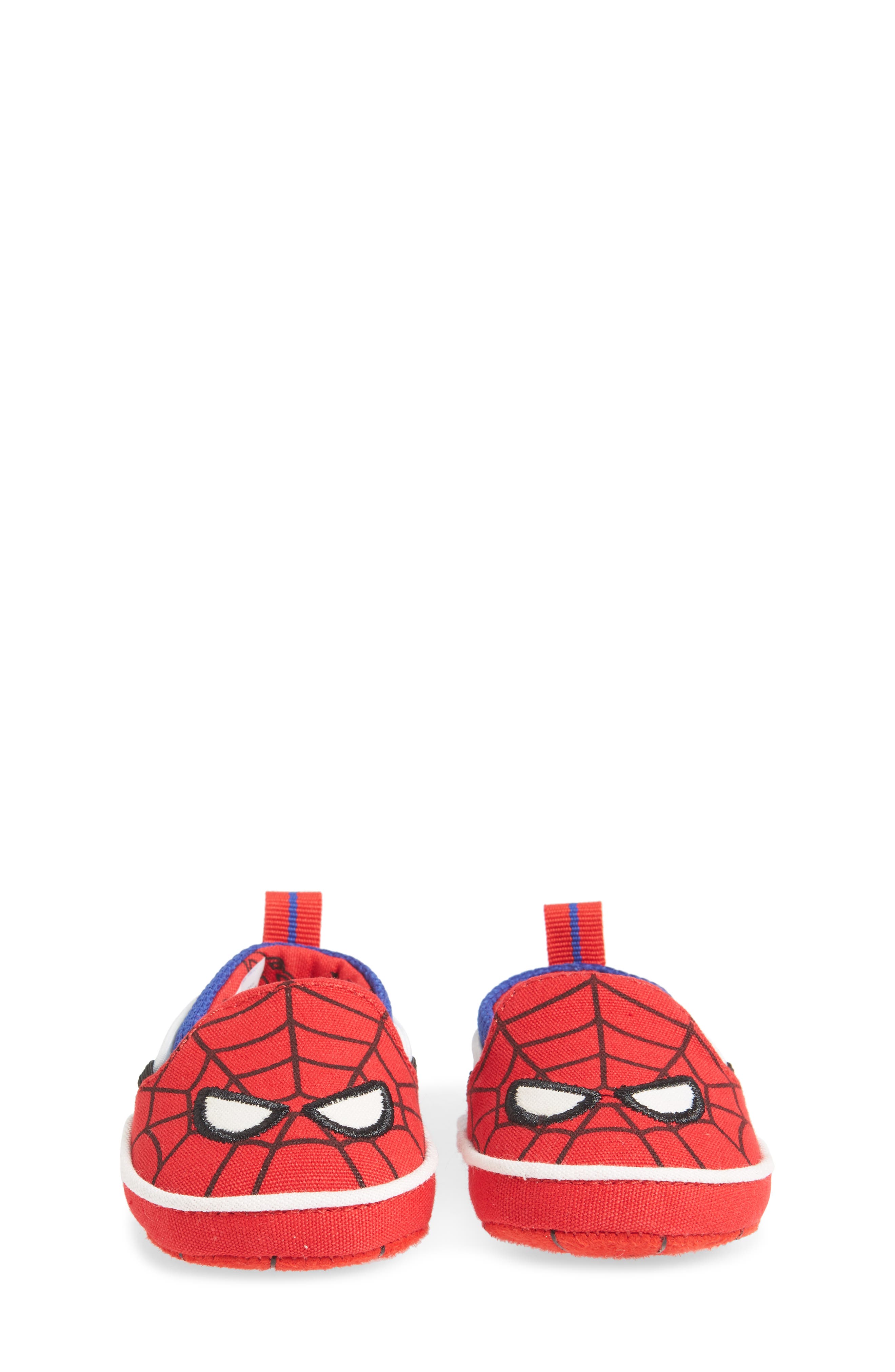 TOMS x Marvel Lima Spider Man Slip-On Crib Shoe, Alternate, color, 