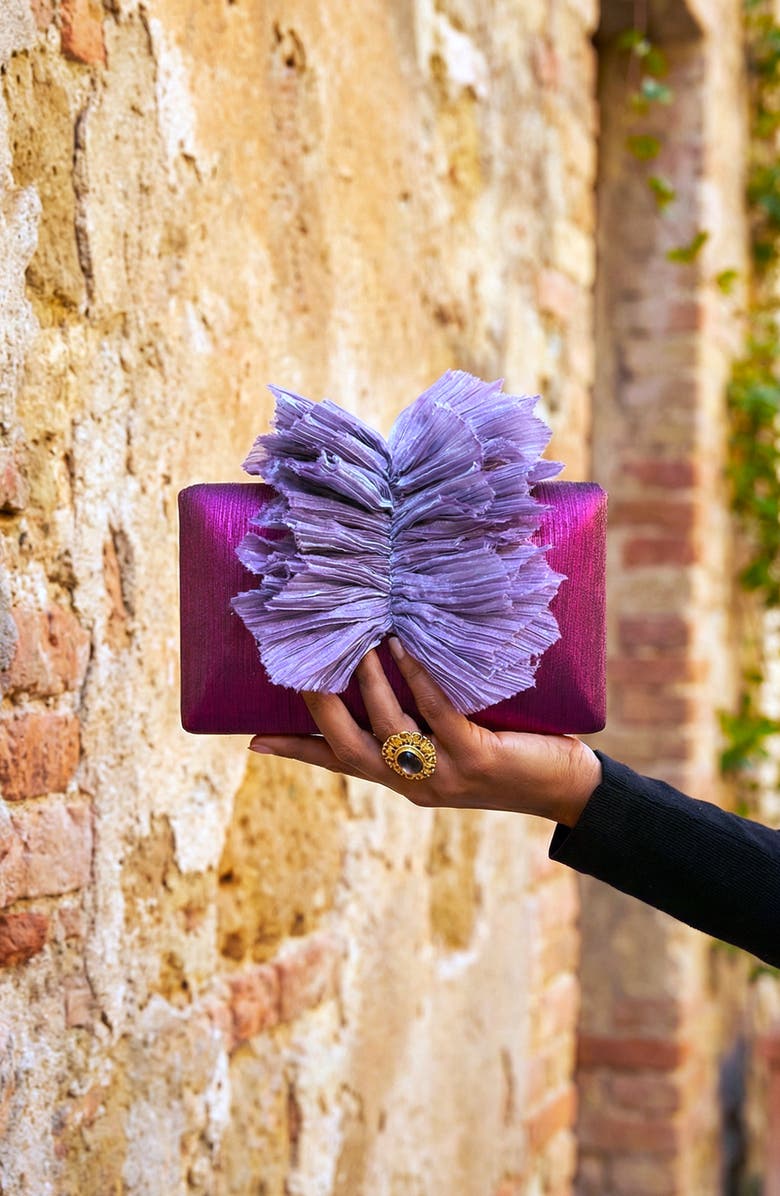 Simitri Orchid Angel Clutch, Alternate, color,