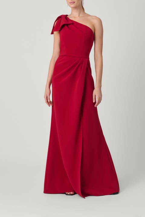 Stretch Crepe Midnight Killian Dress