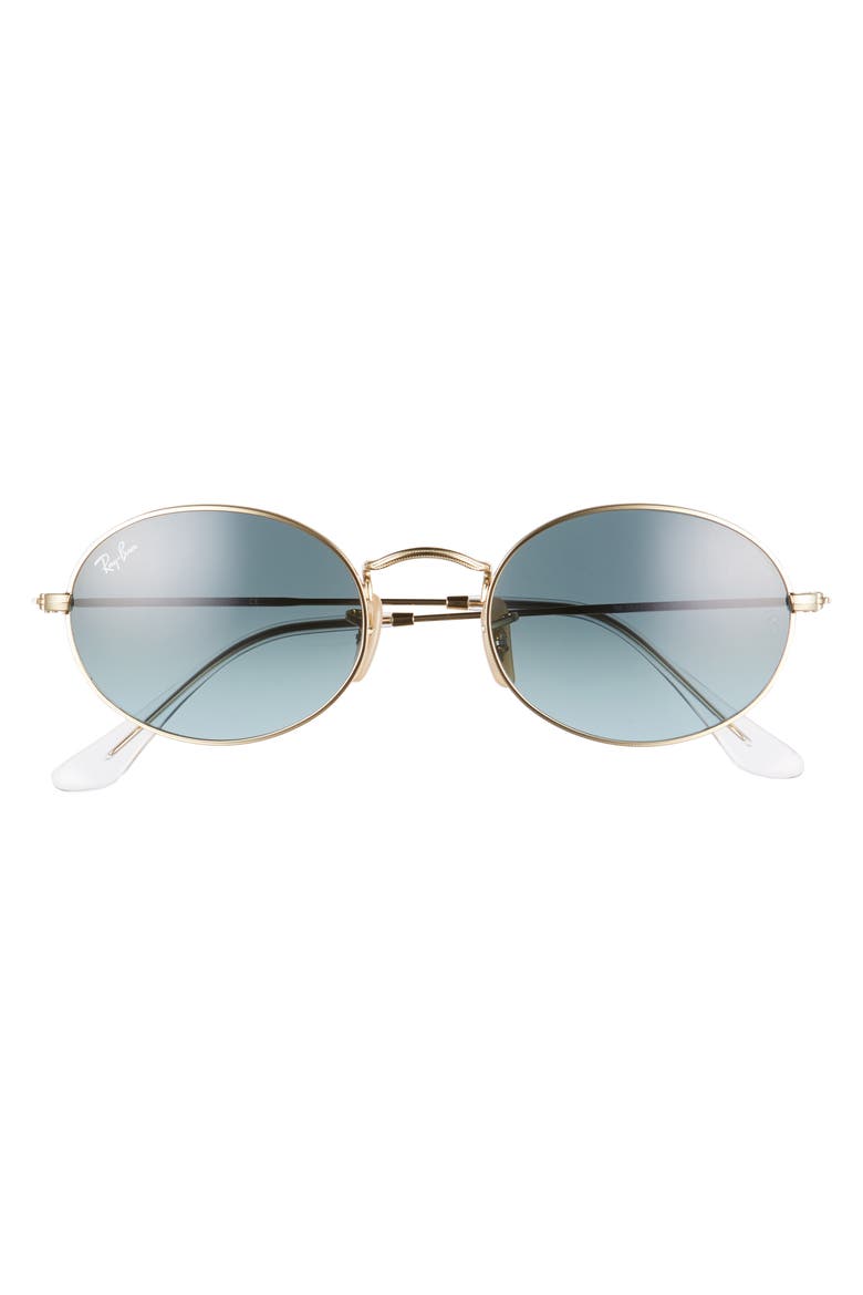 54mm Oval Sunglasses, Alternate, color, GOLD