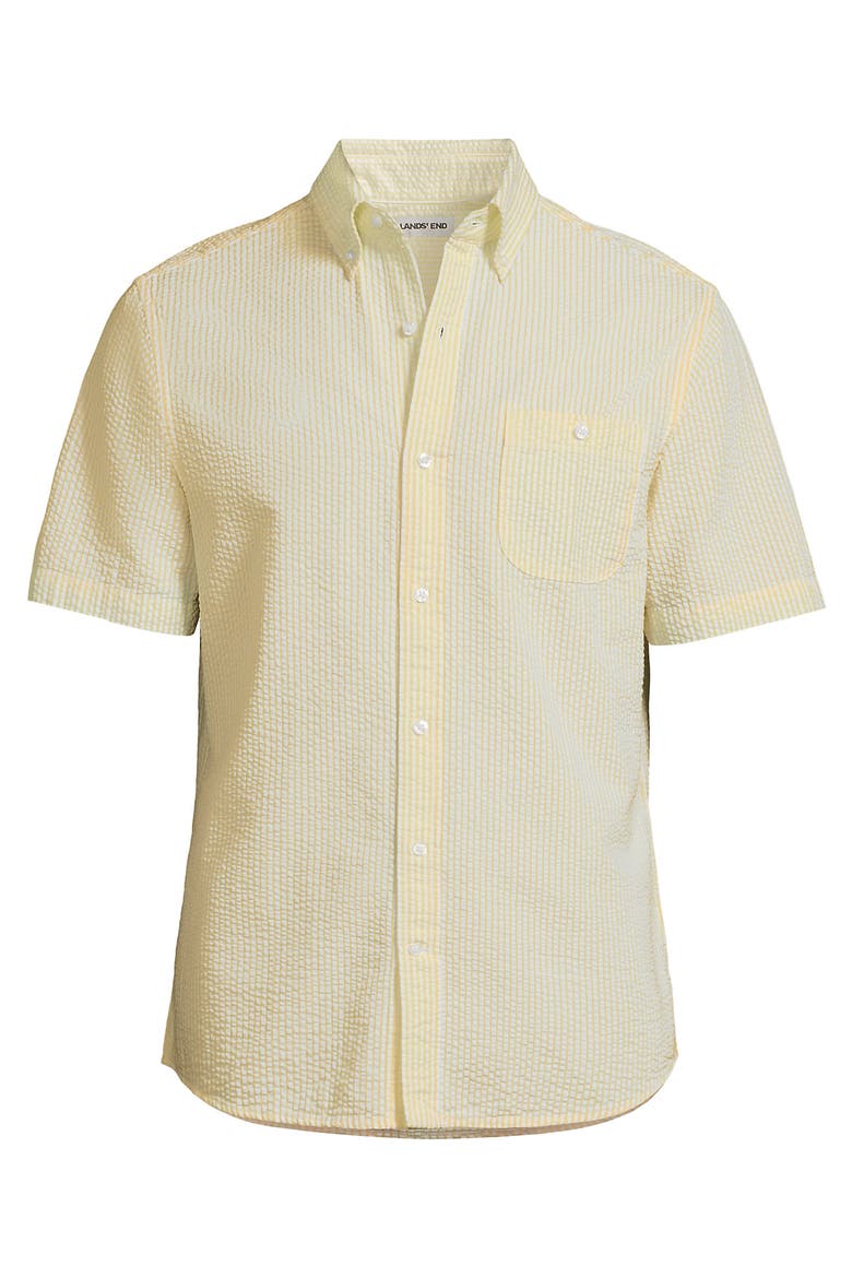 Short Sleeve Seersucker Shirt, Alternate, color, Sweet Butter Stripes