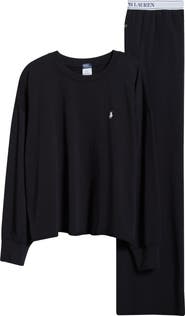 Polo Ralph Lauren Sweatshirt & Wide Leg Pajamas