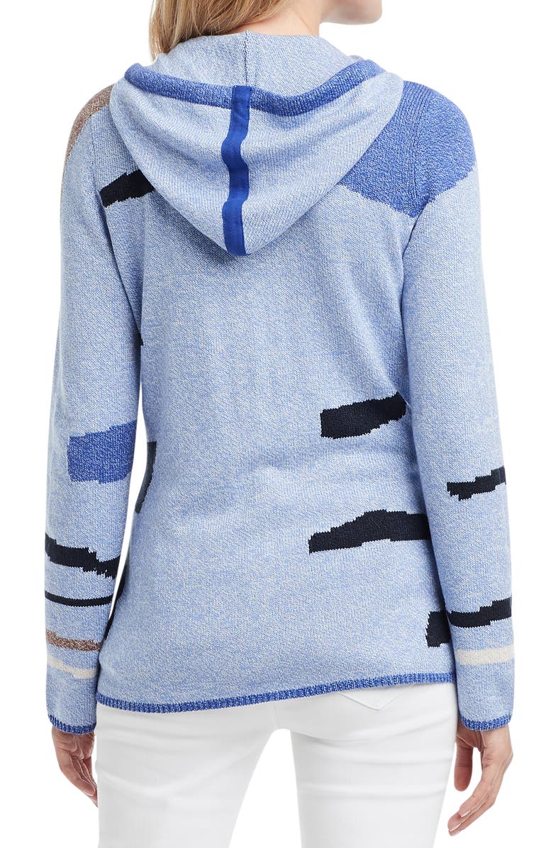 NIC+ZOE Easy Pieces Hooded Full Zip Sweater, Alternate, color,