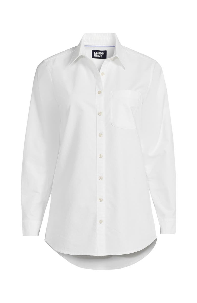 Lands' End Oxford Shirt, Alternate, color, White