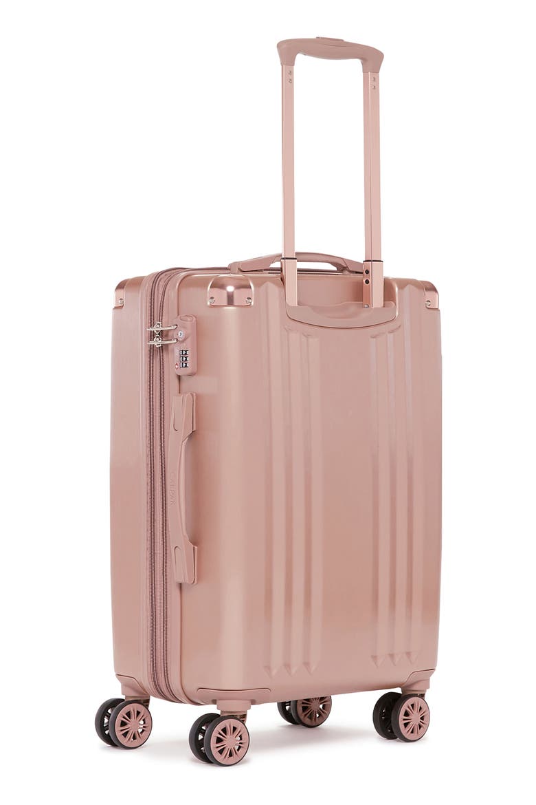 Ambeur 22-Inch Rolling Spinner Carry-On, Alternate, color, ROSE GOLD
