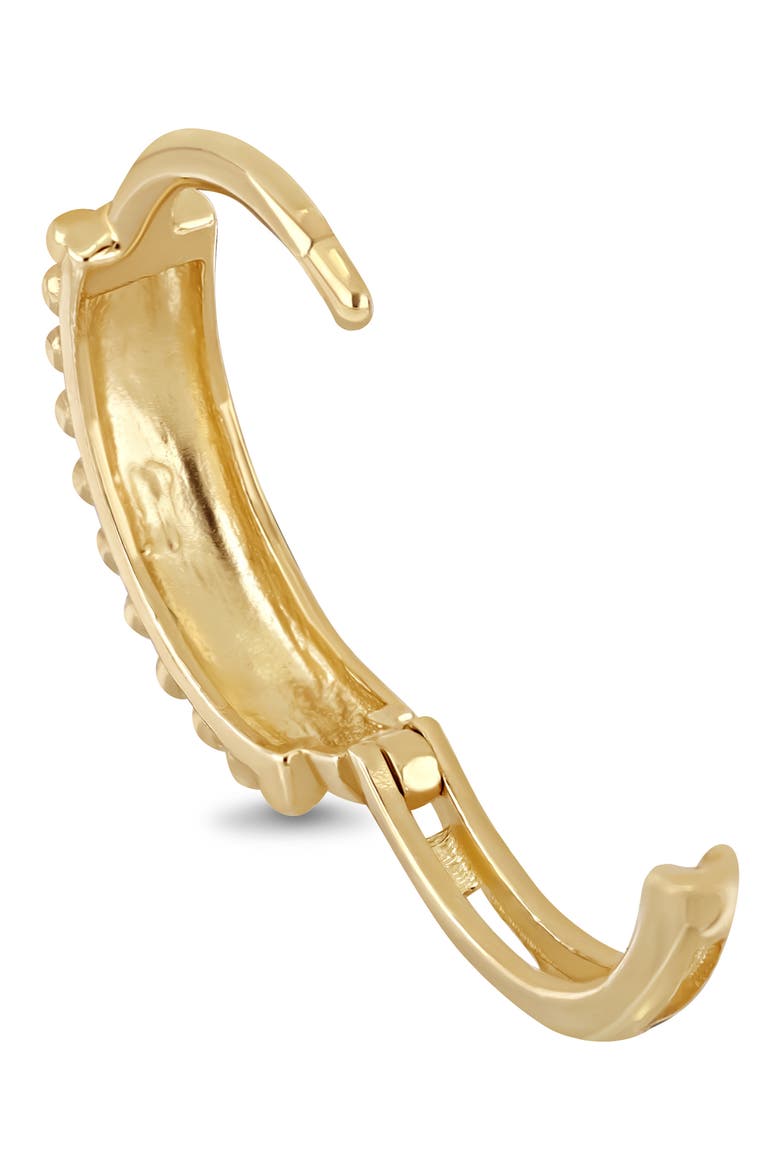 14K Yellow Gold Textured Hoop Earrings, Alternate, color, 14K YELLOW GOLD