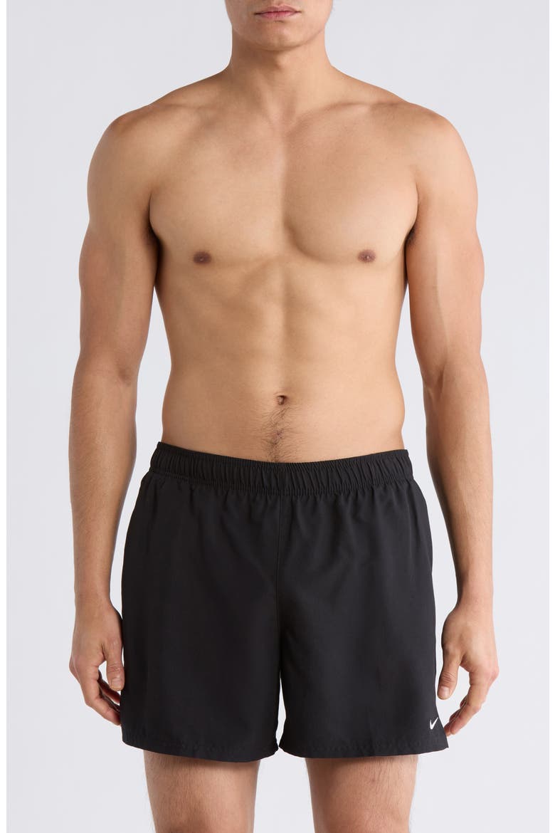 5-Inch Volley Swim Shorts, Main, color, BLACK