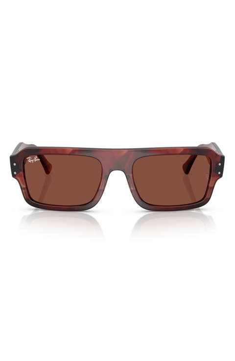 56mm Rectangular Sunglasses