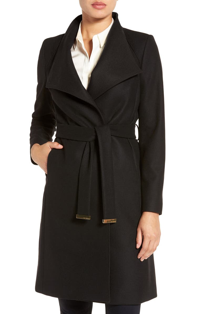 Ted Baker London Wrap Coat, Main, color, 
